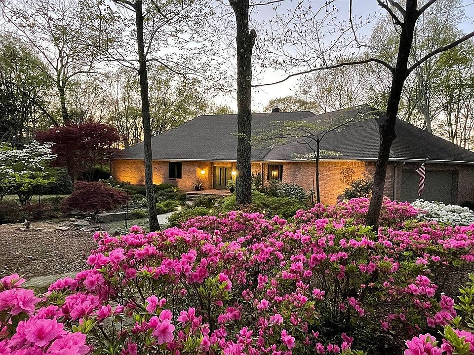 Beautiful landscaping.