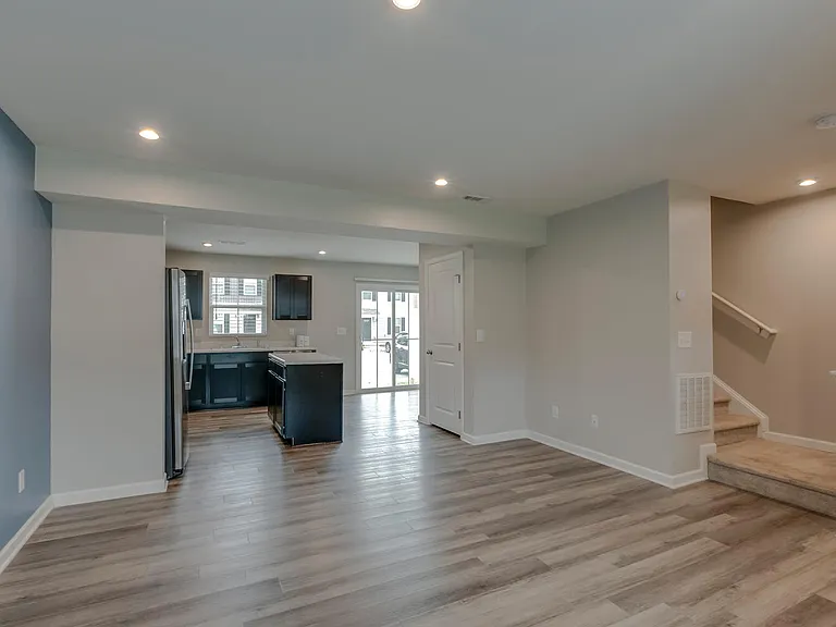 Open floor concept. Living room - Kitchen - Dining room
