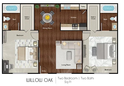 Floor plan C SO 2X2