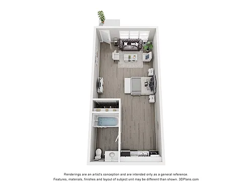 Floor plan Studio