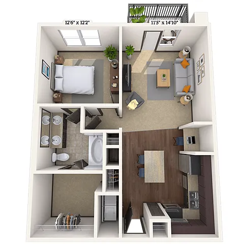 Floor plan Turtle Creek