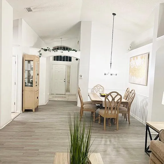 Way out towards the foyer and front door