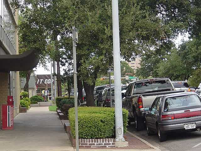 in front of 1800 Lavaca