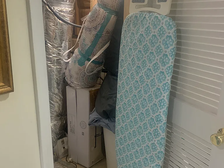 Utility room and ironing board
