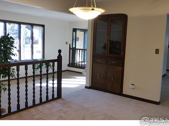 Living room and dining room