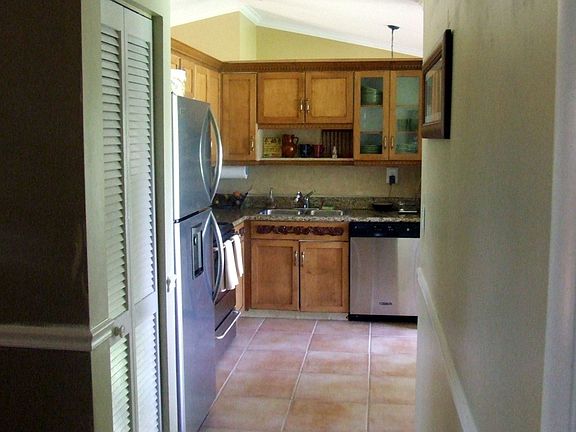 kitchen view from bedrooms