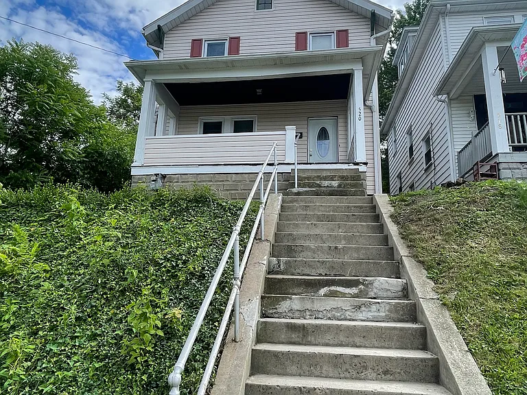 Stairs to house