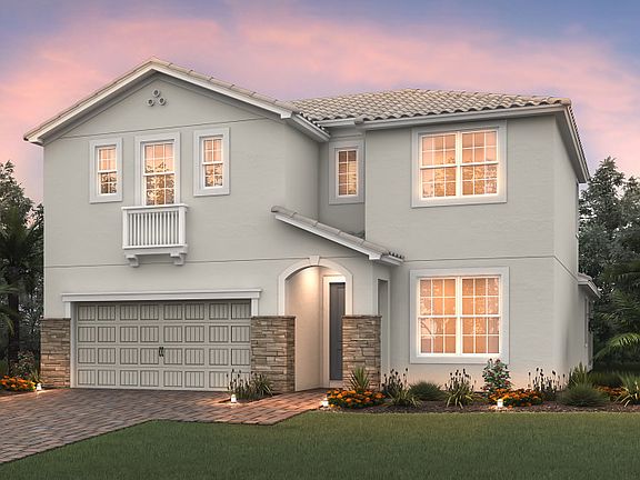 Elevation FM2B with stone