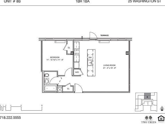 2nd image of 25 Washington St APT 8B