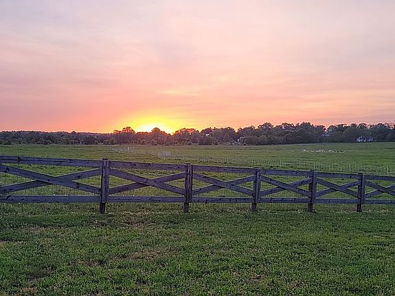 Sunset across the street