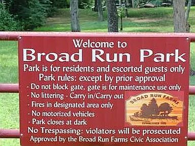 Private community park