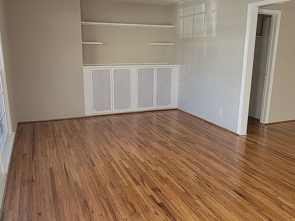 Living room with built-in media area