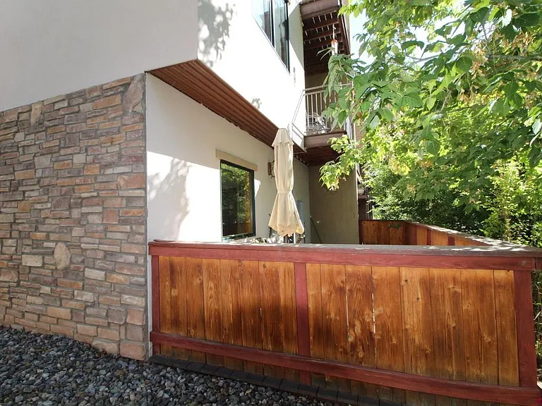 outside view looking at lower patio