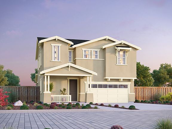 Arts Elevation of the Exterior Rendering of Residence One at Chandler in Brentwood, CA by Brookfield