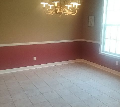 Brand new tile floor