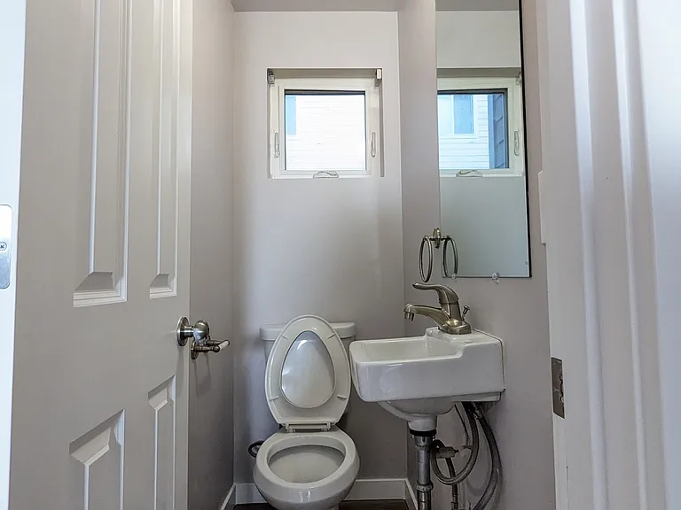 Powder room for guests to use