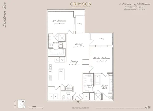 Floor plan Residence B1A