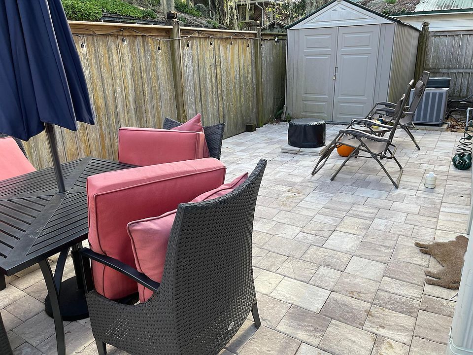 Private backyard.