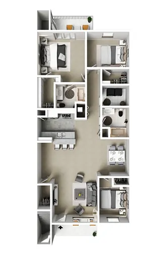 Floor plan 3 X 2