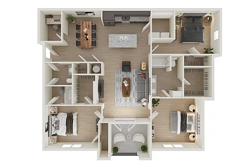 Floor plan 3 Bedroom