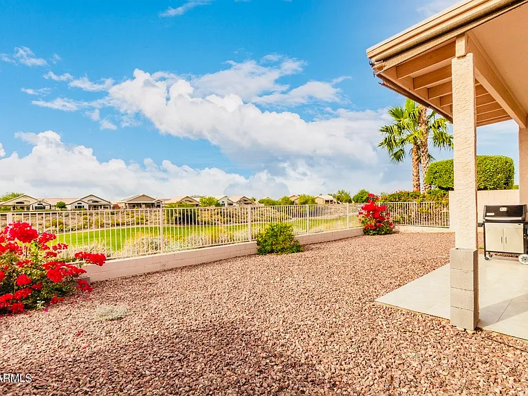 Large pet friendly backyard overlooking Coyote Lakes Golf Course.