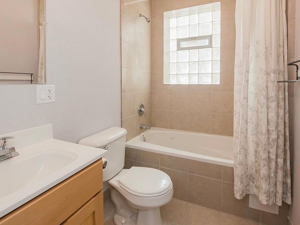 Master bathroom with whirlpool bathtub