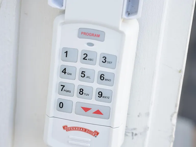 Garage lock pad