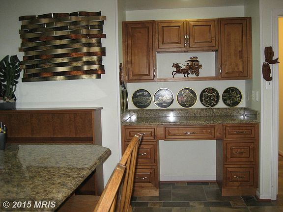 Kitchen with desk area