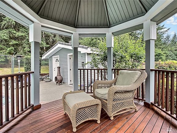 Gazebo with ironwood decking and Cabana complete with ¾ bath.