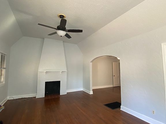 Living room opening to the dining room