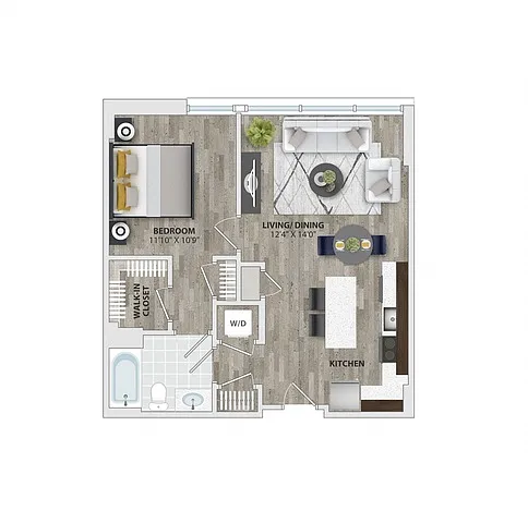 Floor plan 1B2