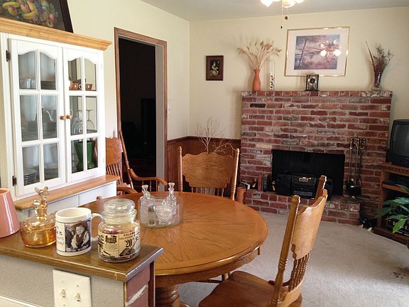 Enjoy relaxing next to the fireplace