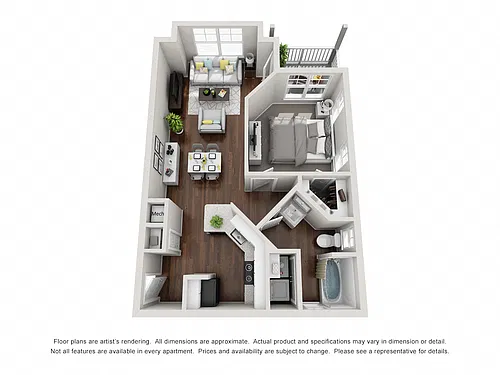 Floor plan A1B