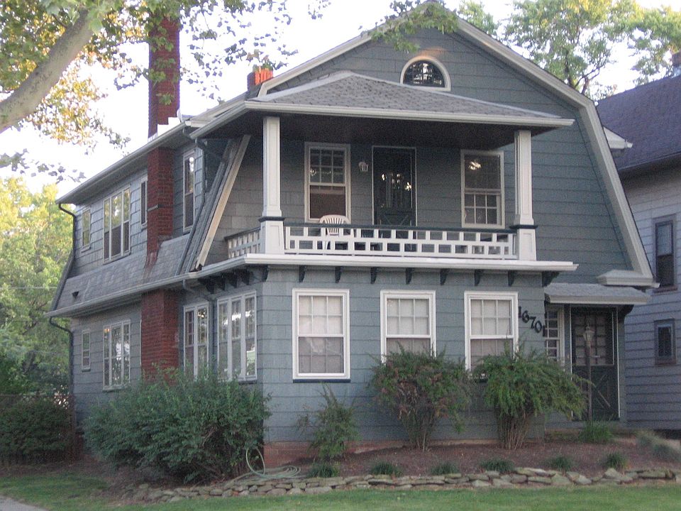 Gorgeous exterior and upstairs porch.
