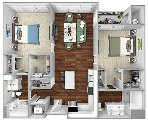 Floor plan B6