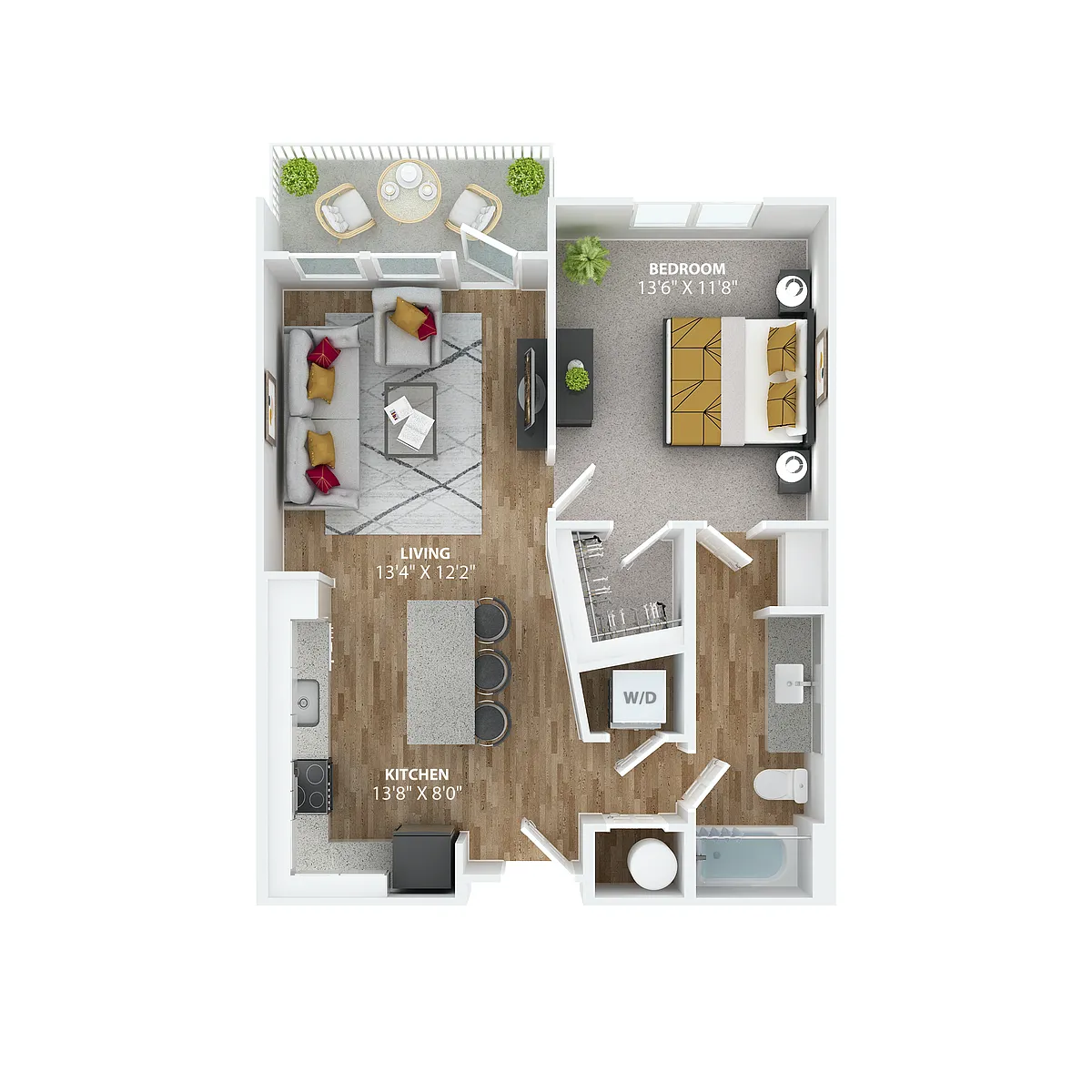 Floor plan Manhattan A1