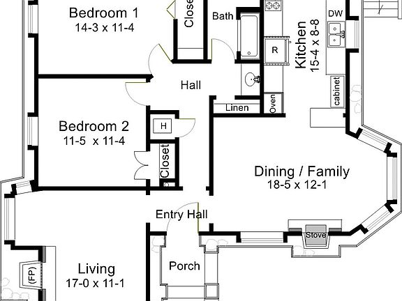 5th image of 798 Pine St APT C