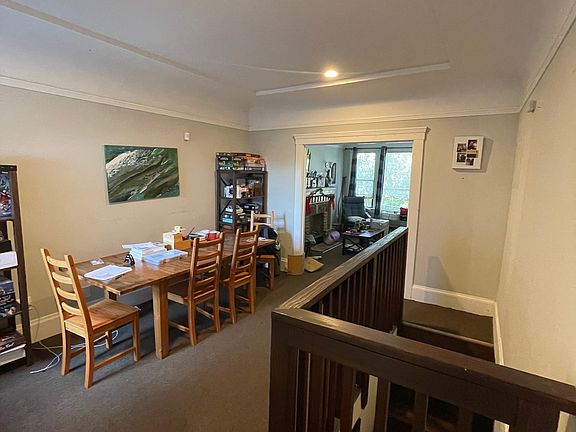 Shared dining and living room