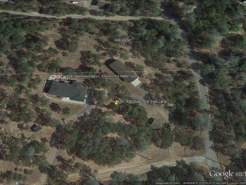 Ariel view of property