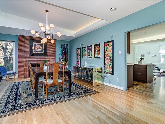 Open renovated mid-century home