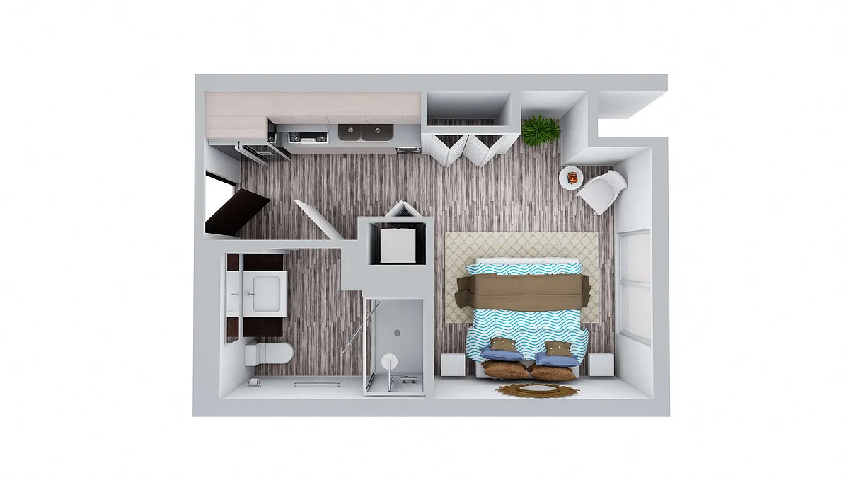 Floor plan Studio (A3)