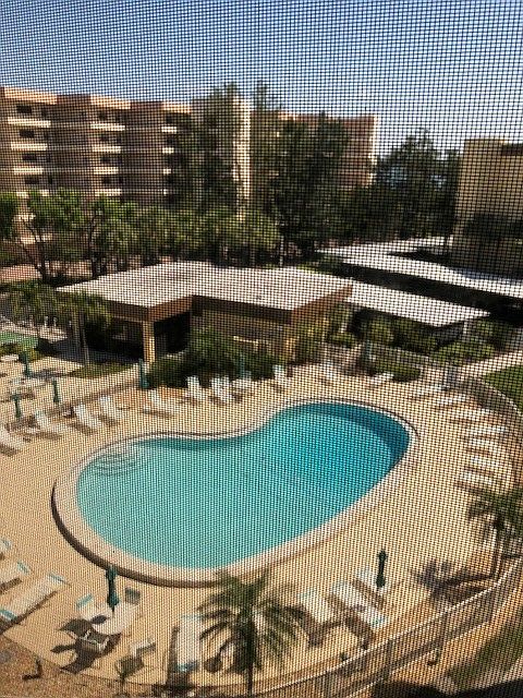 Pool/Club view from Balcony