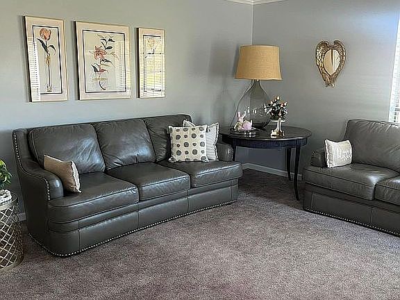 Spacious living area.