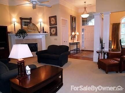 Large Great Room Made For Entertaining
						:
						GREAT truly applies to this room: 12ft ceiling, gas fireplace, & lots of space!