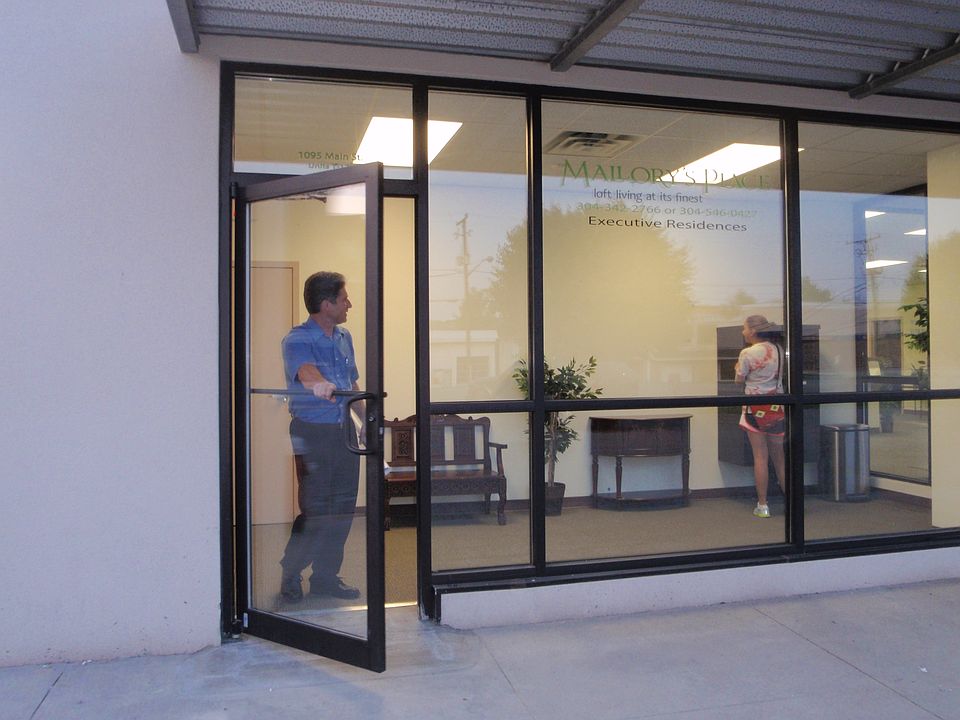 Mailroom entrance from Main Street.