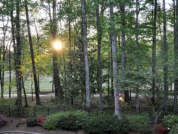 awesome sunsets back deck