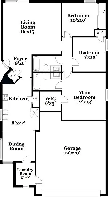3 bed, 2.0 bath, 1186 sqft, $1,990 — Photo 2