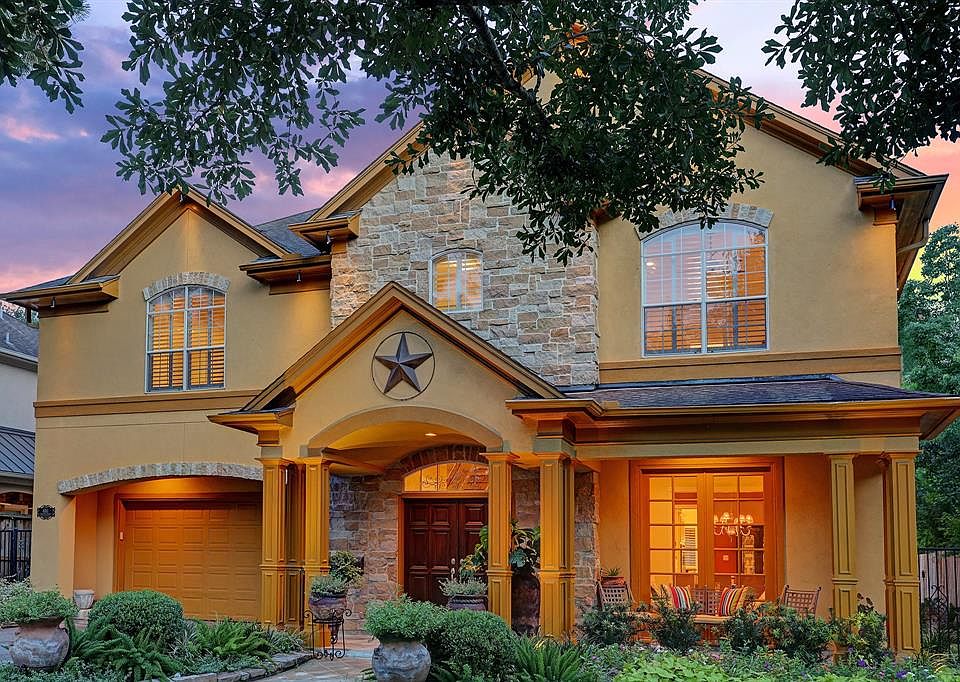 Privately situated in the Twin Oaks section of Bellaire, this single owner home debuted as a Showcase Home in 2005. Designed by Travis Mattingly of Architectural Solutions and built by Casa Builders, this home has been meticulously maintained and ref