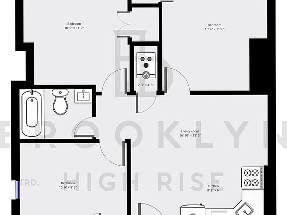 2nd image of 1056 Willoughby Ave APT 3B