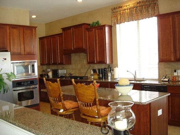 Kitchen with 18 feet of granite countertops plus Island